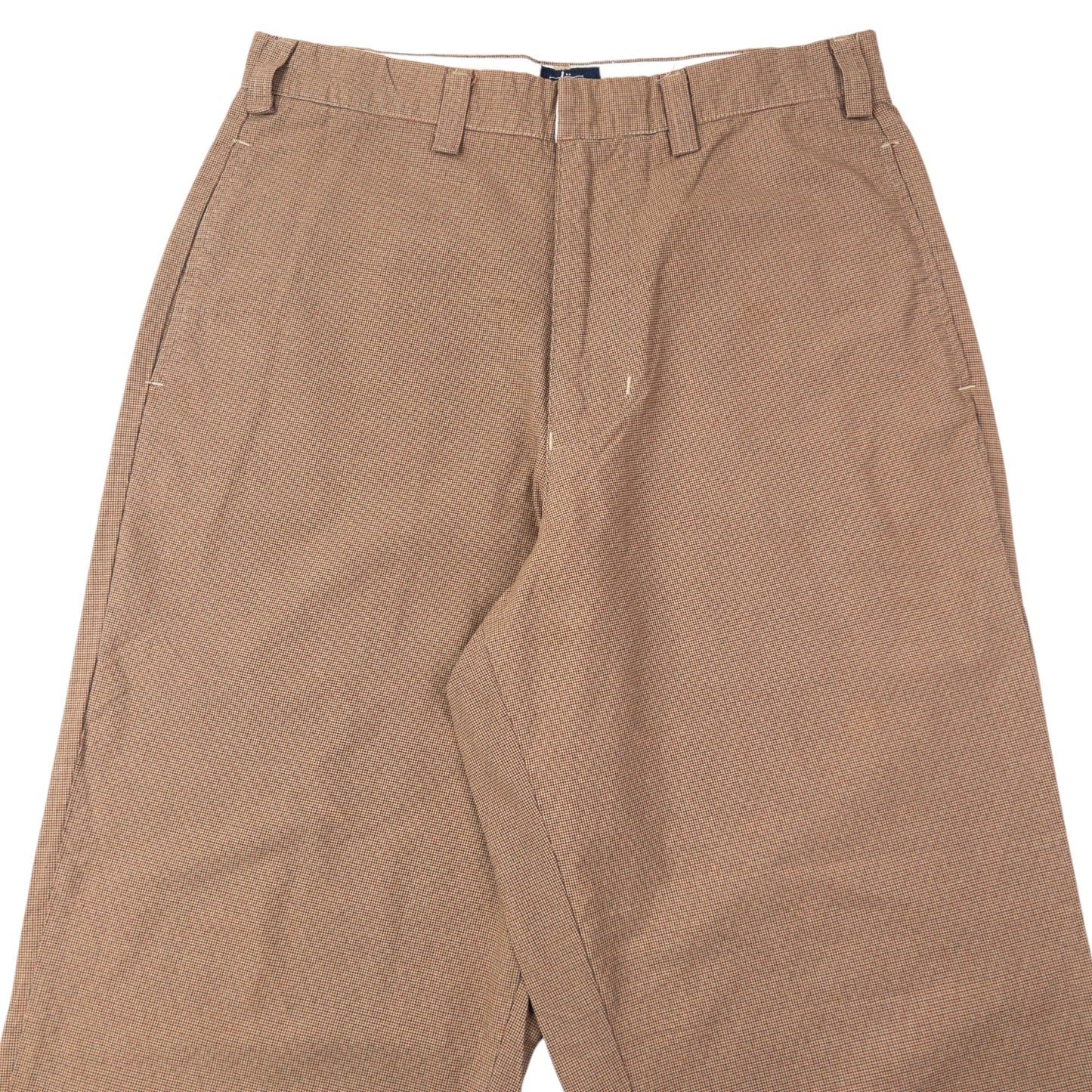 Vintage 2000s Stussy High Waisted Pattern Trousers Size W29 | W29, Brown