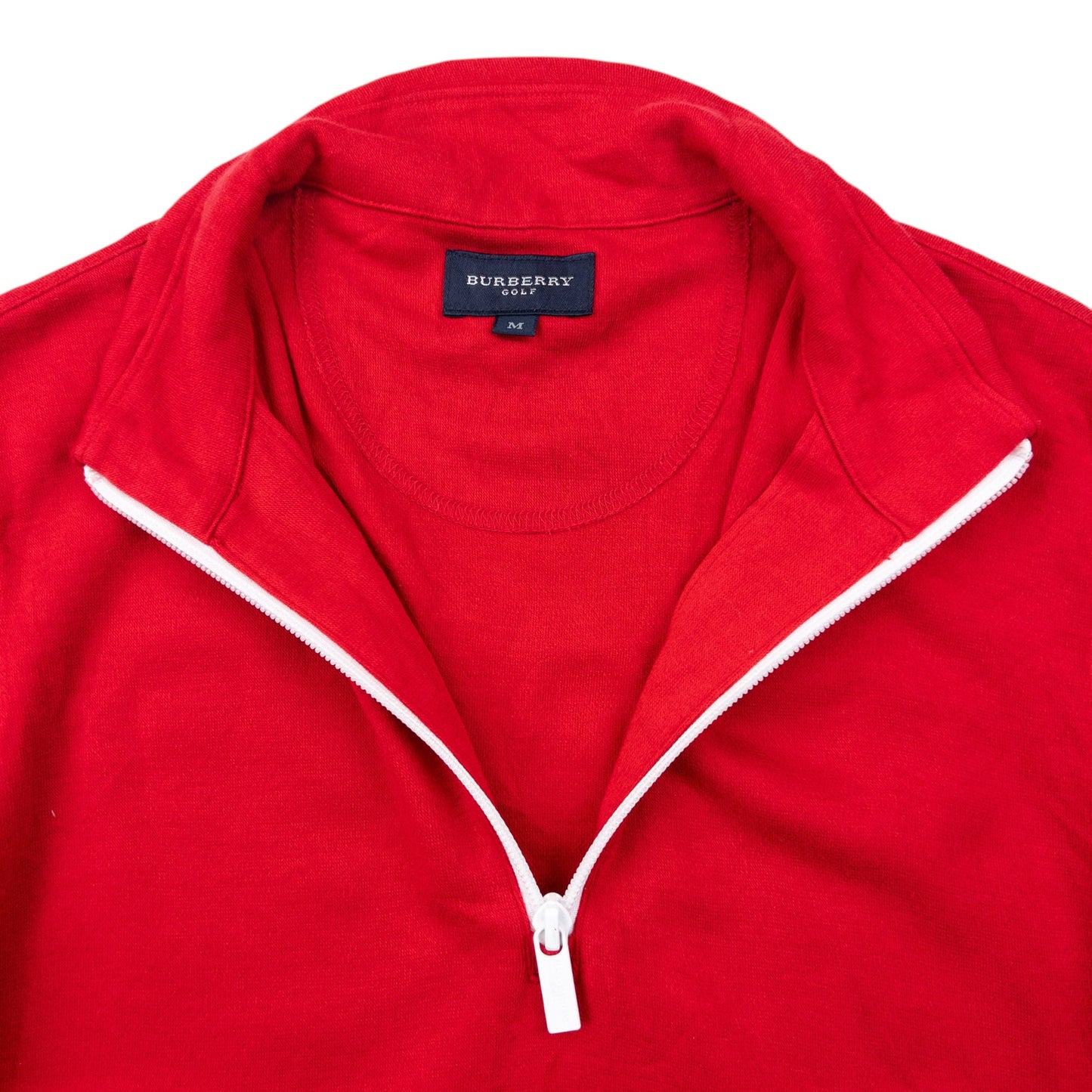 Vintage Burberry Golf Q Zip Sweatshirt Womens Size M