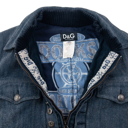 Vintage 2000s Dolce & Gabbana Layered Denim Jacket Size M