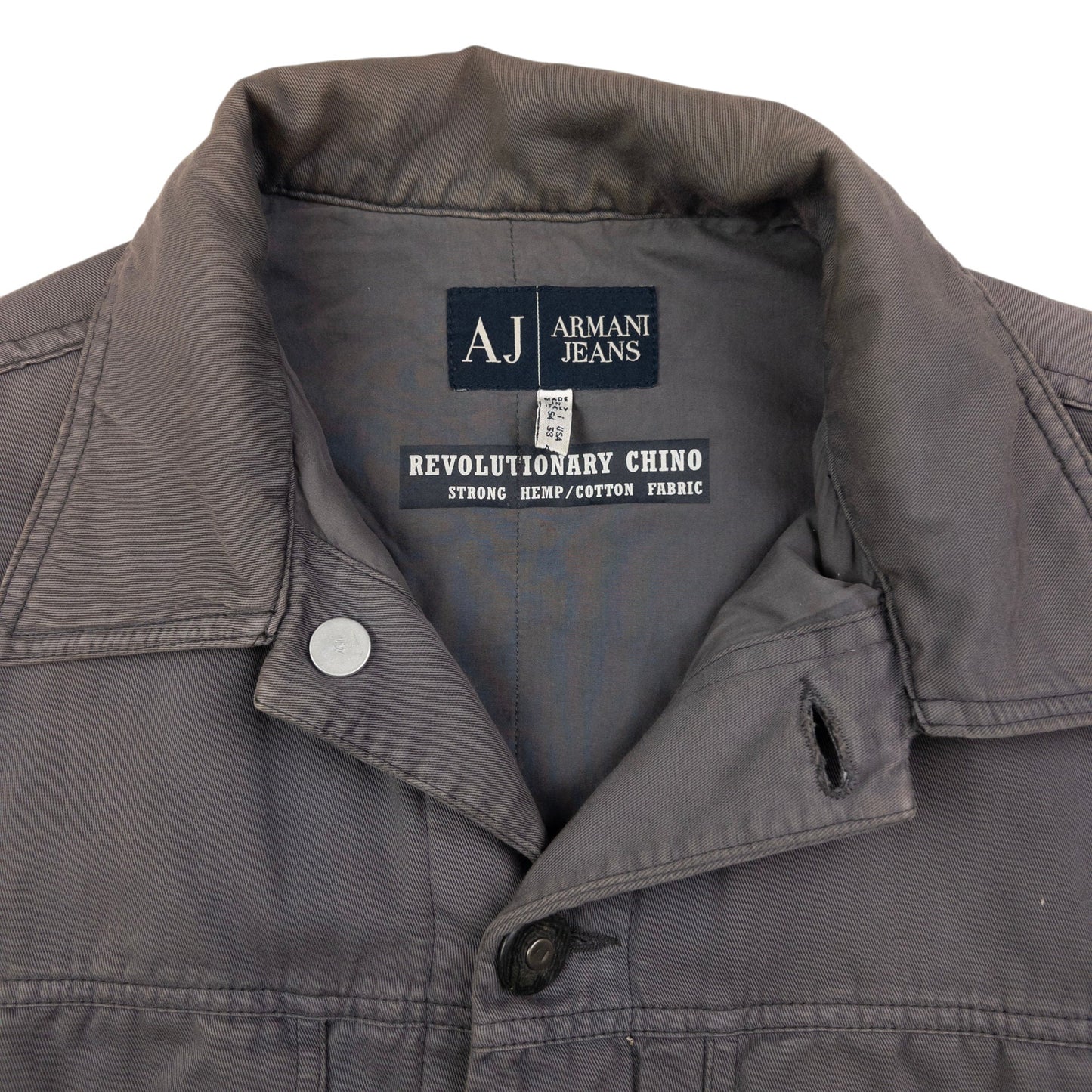 Vintage Armani Jeans Revolutionary Chino Jacket Size