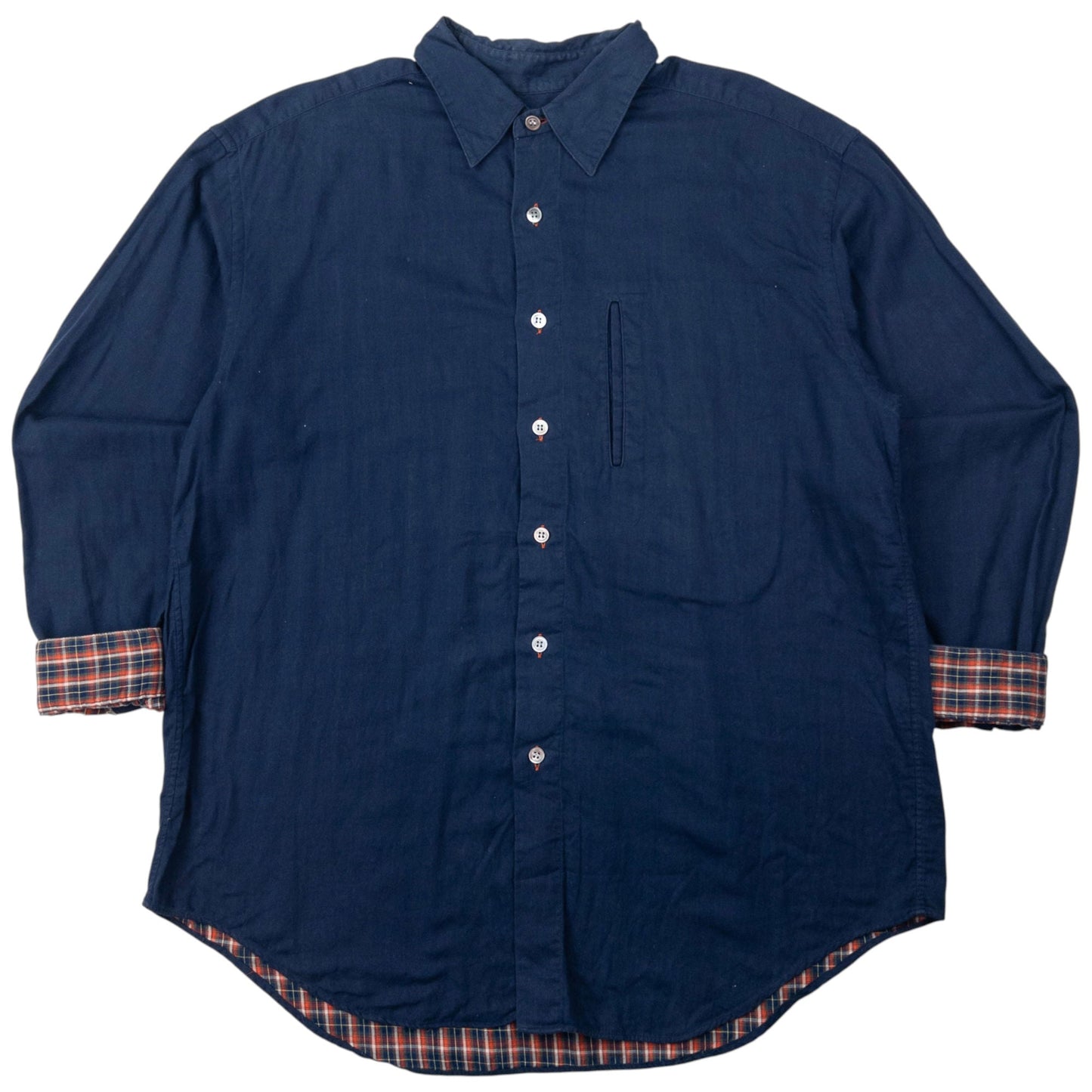 Vintage Issey Miyake Long Sleeve Button Up Shirt Size L