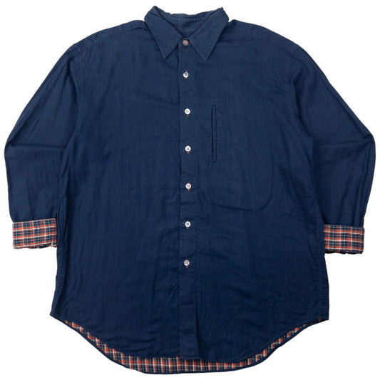 Vintage Issey Miyake Long Sleeve Button Up Shirt Size L