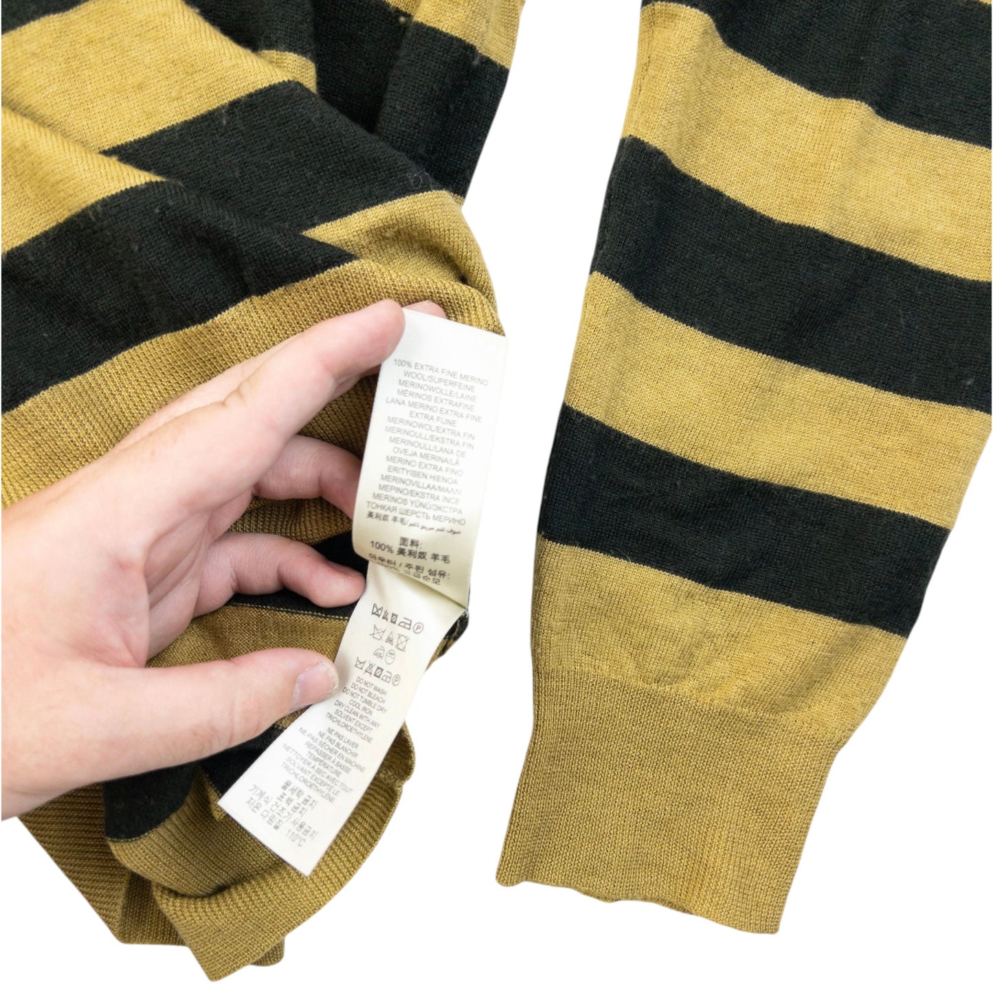 Vintage Burberry Brit Striped Wool Jumper Size XS | XS, Multicoloured