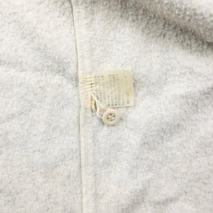 Vintage 90s Yohji Yamamoto Zip Up Fleece Jacket Size L | Large, Cream