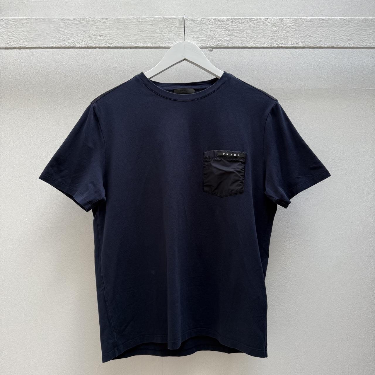 Prada Sport Logo Tee (L) | Large, Blue
