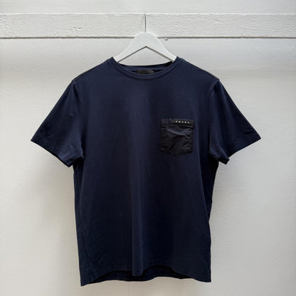 Prada Sport Logo Tee (L) | Large, Blue