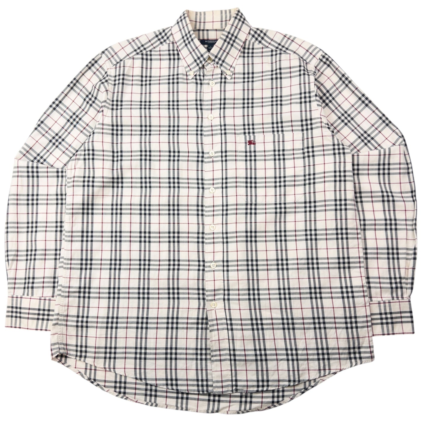 Vintage 2000s Burberry Nova Check Long Sleeve Button Up Shirt Size L | Large, Multicoloured