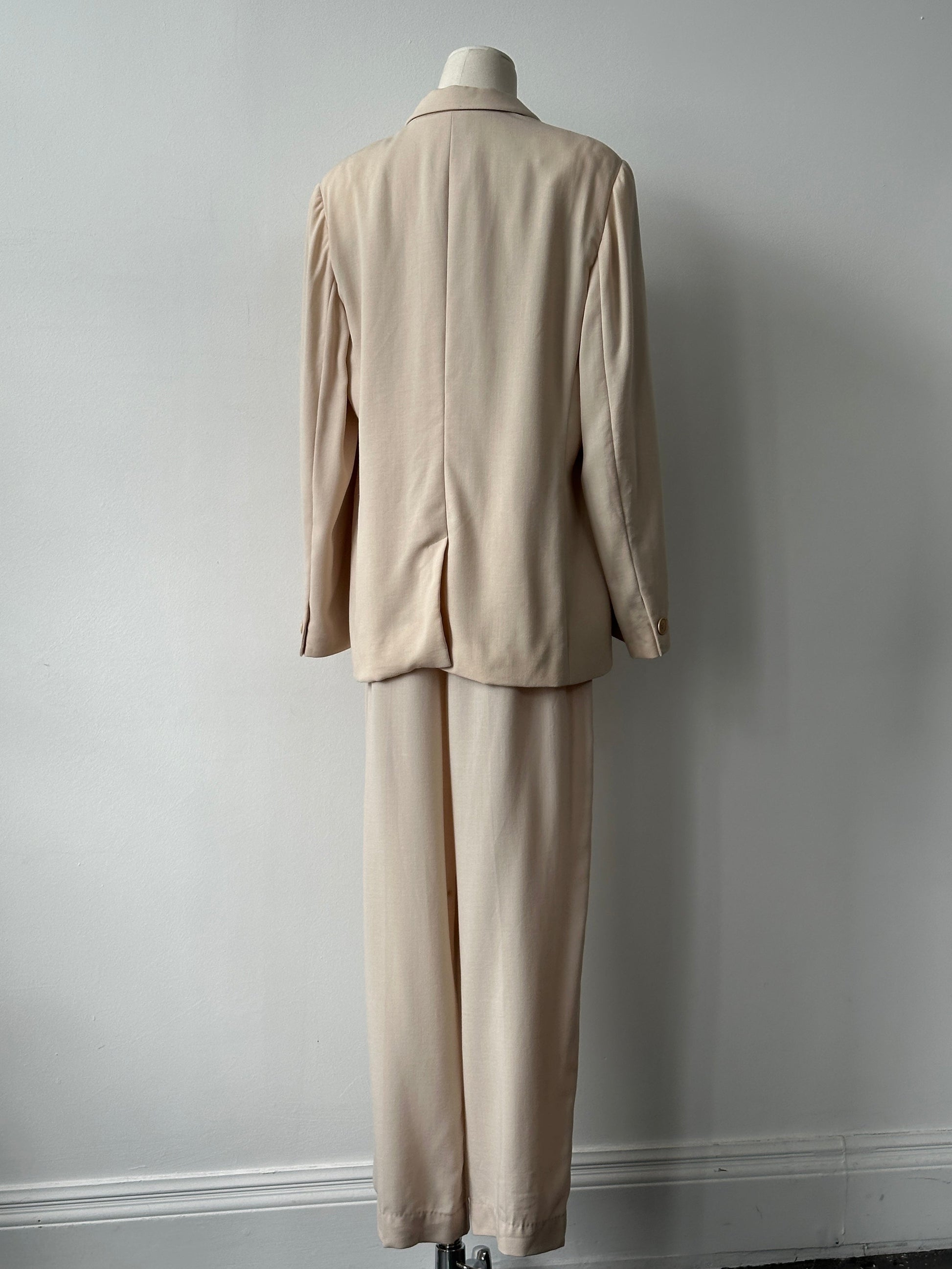 Mani 1990s Pure Wool Single Breasted Suit - L/W30