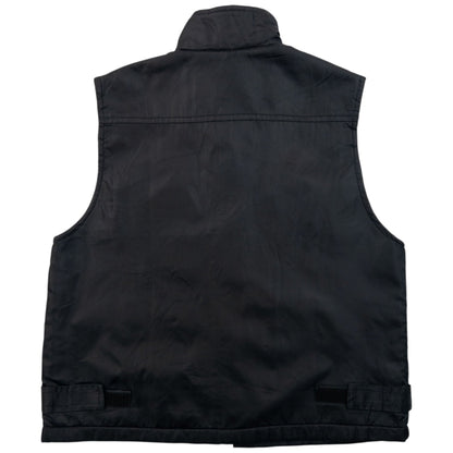 Vintage 80s CP Company Fleece Lined Cargo Gilet Womens Size S | Small, Black