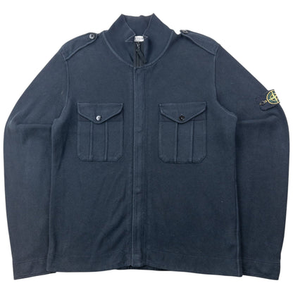 Vintage 2004 Stone Island Zip Up Jacket Size M | Medium, Navy