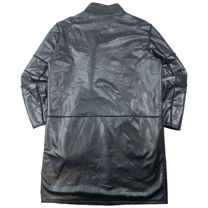 Vintage 2000s Versace Classic Fleece Lined Leather Jacket Size XL | XL, Black