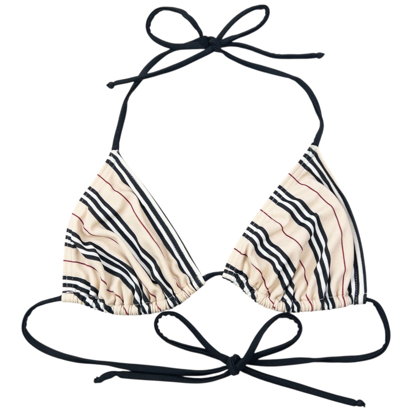 Vintage 2000s Burberry Nova Stripe Bikini Set Womens Size M/L | O/S, Multicoloured