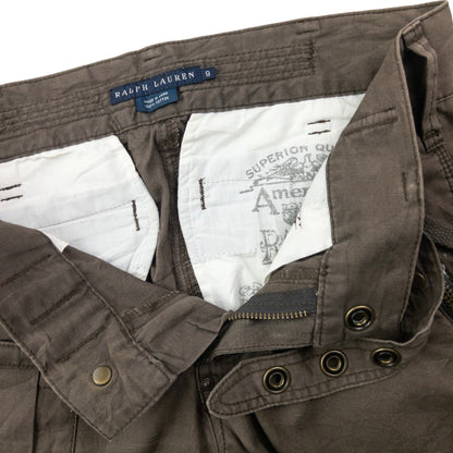 Vintage 2000s Ralph Lauren Cargo Trousers Womens Size W30 | W30, Brown
