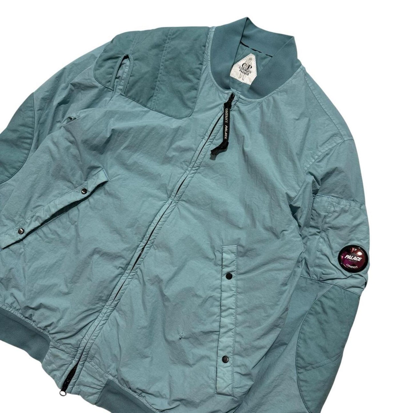 CP Company Palace Bomber Jacket | XL, Light Blue
