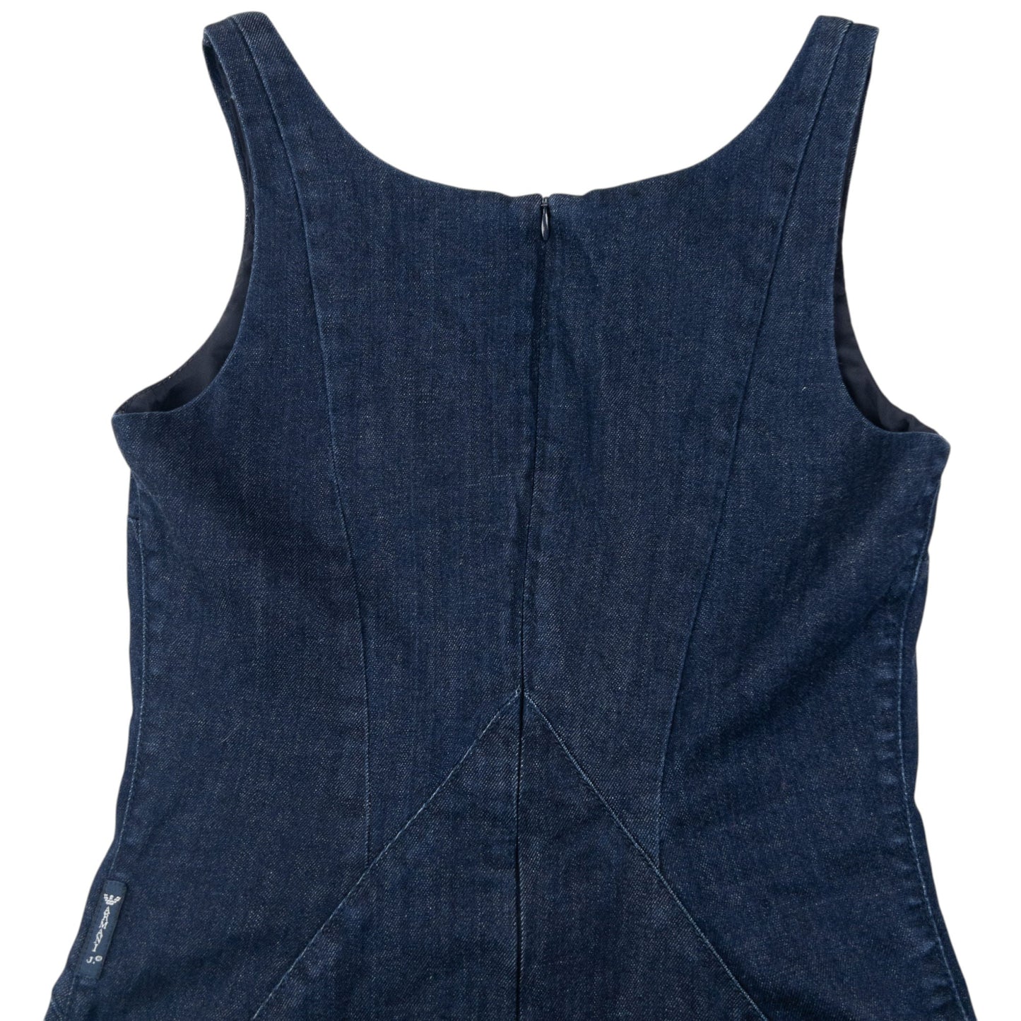 Vintage 2000s Armani Jeans Denim Dress Womens Size S | Small, Navy