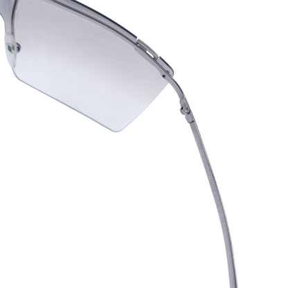 Vintage 2000s Gucci Clear Rimless Sunglasses | O/S, Grey