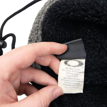Vintage 2000s Oakley Moscow Fleece Trapper Hat | O/S, Black