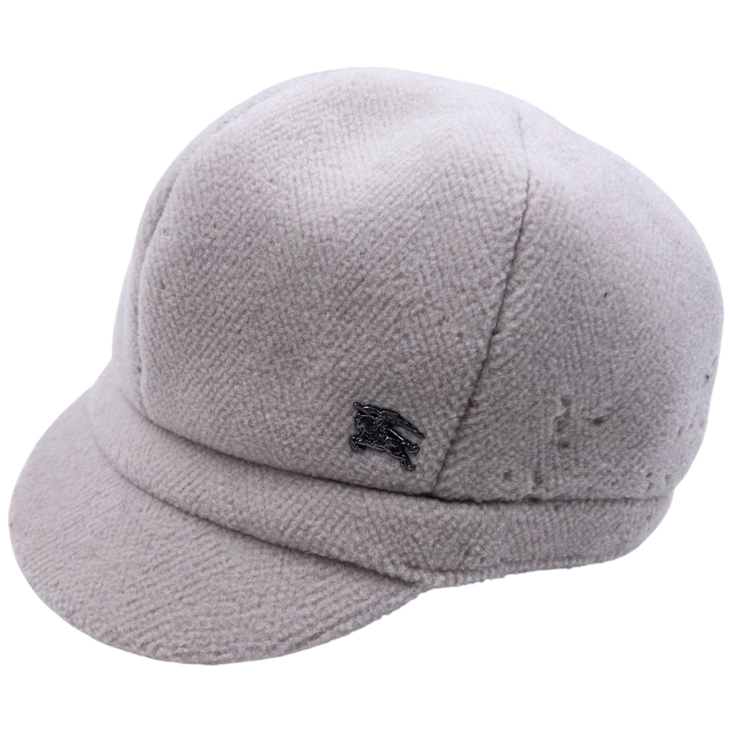 Vintage Burberry Wool Newsboy Hat Size M | O/S, Beige