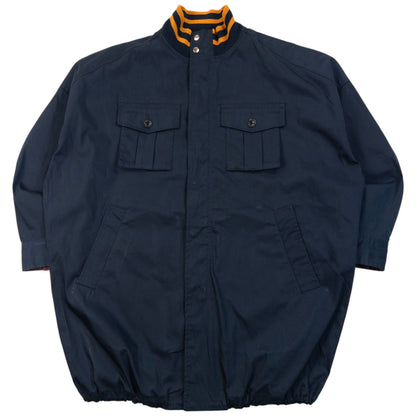 Vintage 90s Frapbois By Issey Miyake Zip Up Jacket Size XL | XL, Navy