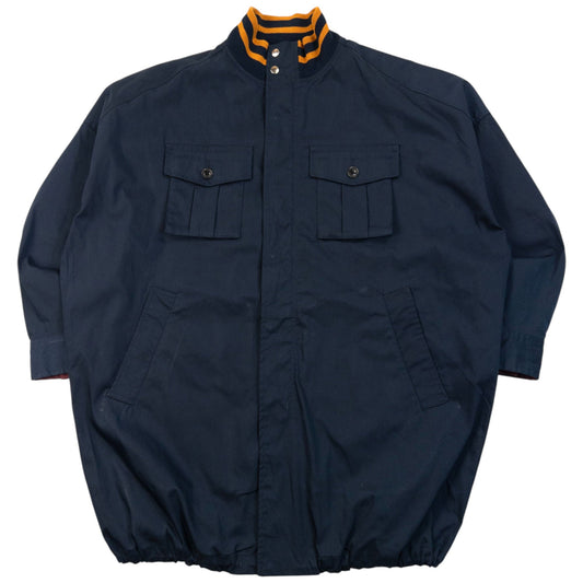 Vintage 90s Frapbois By Issey Miyake Zip Up Jacket Size XL | XL, Navy