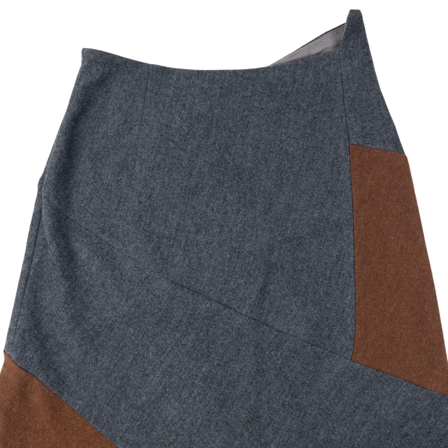 Vintage 1997 Comme Des Garçons Tricot Asymmetric Wool Skirt Womens Size W28