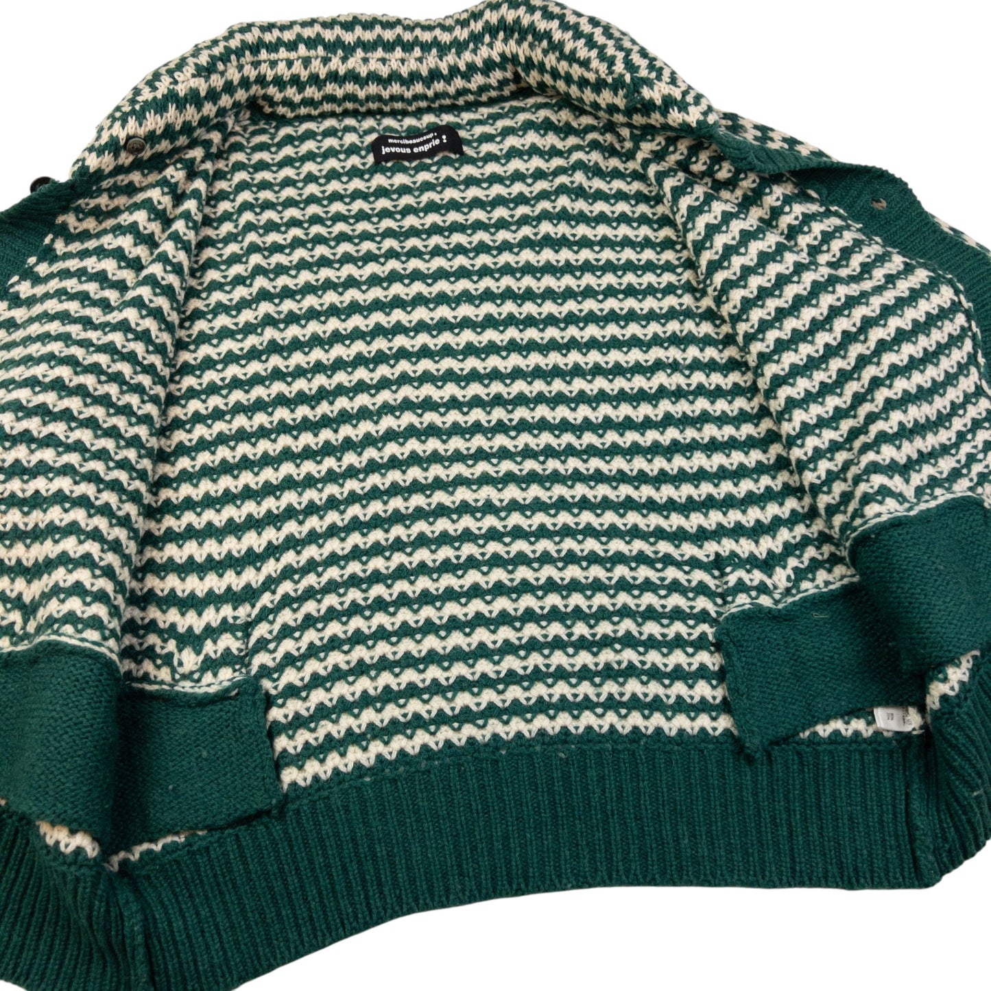 Vintage Mercibeaucoup By Issey Miyake Padded Knit Cardigan Size S