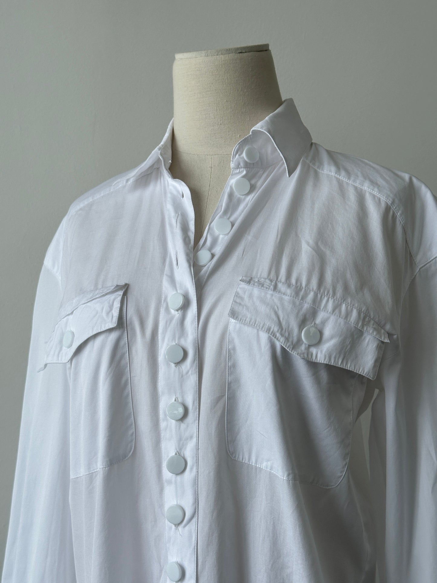 Escada By Margaretha Ley 1990s Pure Cotton Shirt - S
