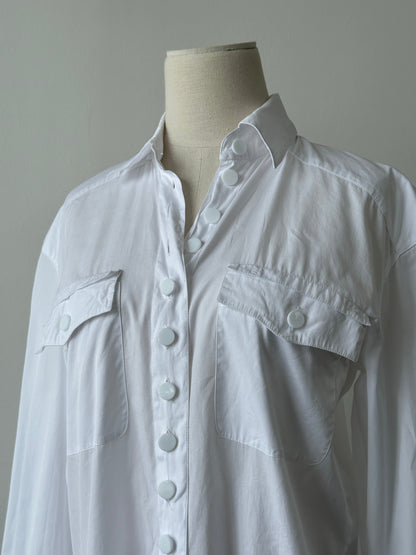 Escada By Margaretha Ley 1990s Pure Cotton Shirt - S