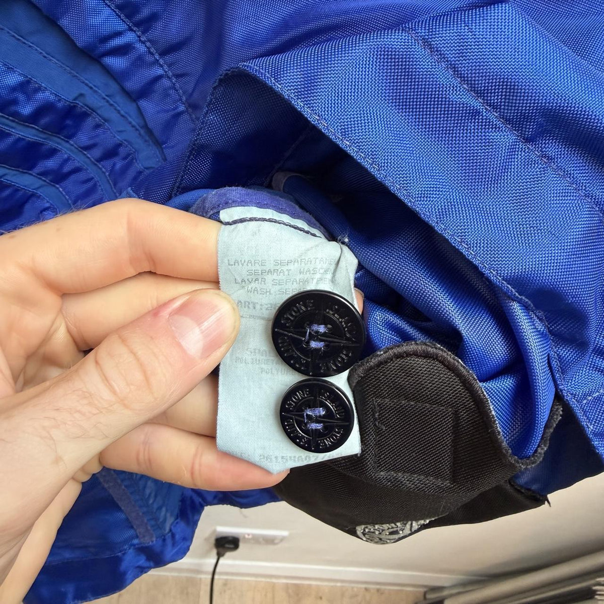 1995 Stone Island Formula Steel Jacket (XL) | Extra Large, Blue