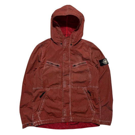 Stone Island Pixel Reflective Jacket | Medium, Red