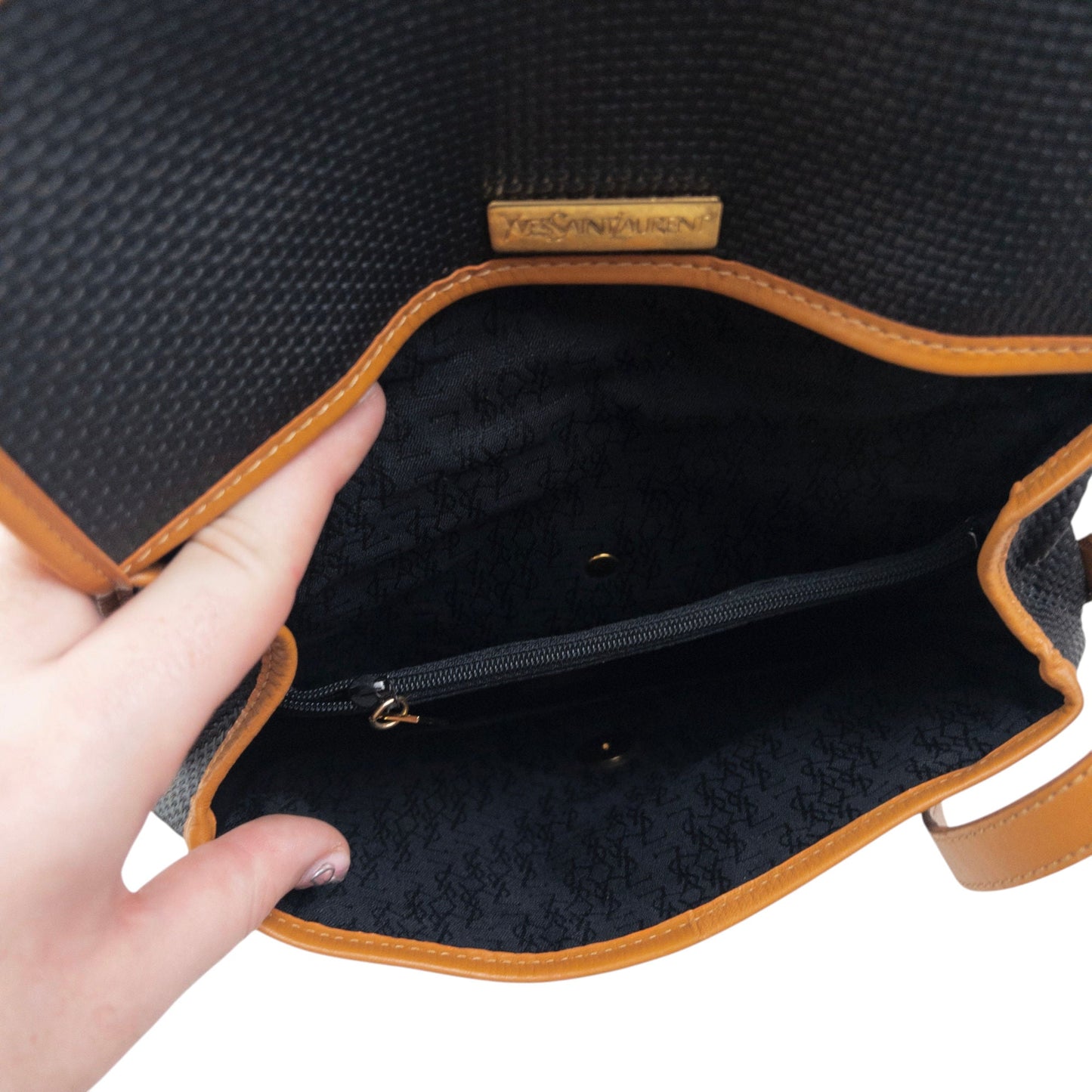 Vintage 80s YSL Yves Saint Laurent Crossbody Bag