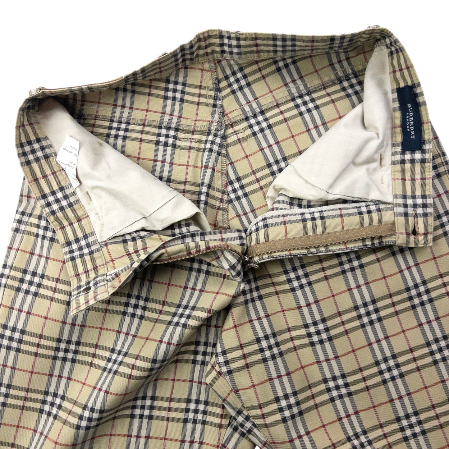 Vintage 2000s Burberry Nova Check Trousers Size W29 | W29, Beige