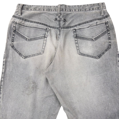 Vintage 90s Gaultier HOMME Objet Lightweight Denim Jeans Size W32 | W32, Grey