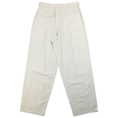 Vintage 1993 Comme Des Garçons HOMME Pleated Trousers Size W29 | W29, Cream