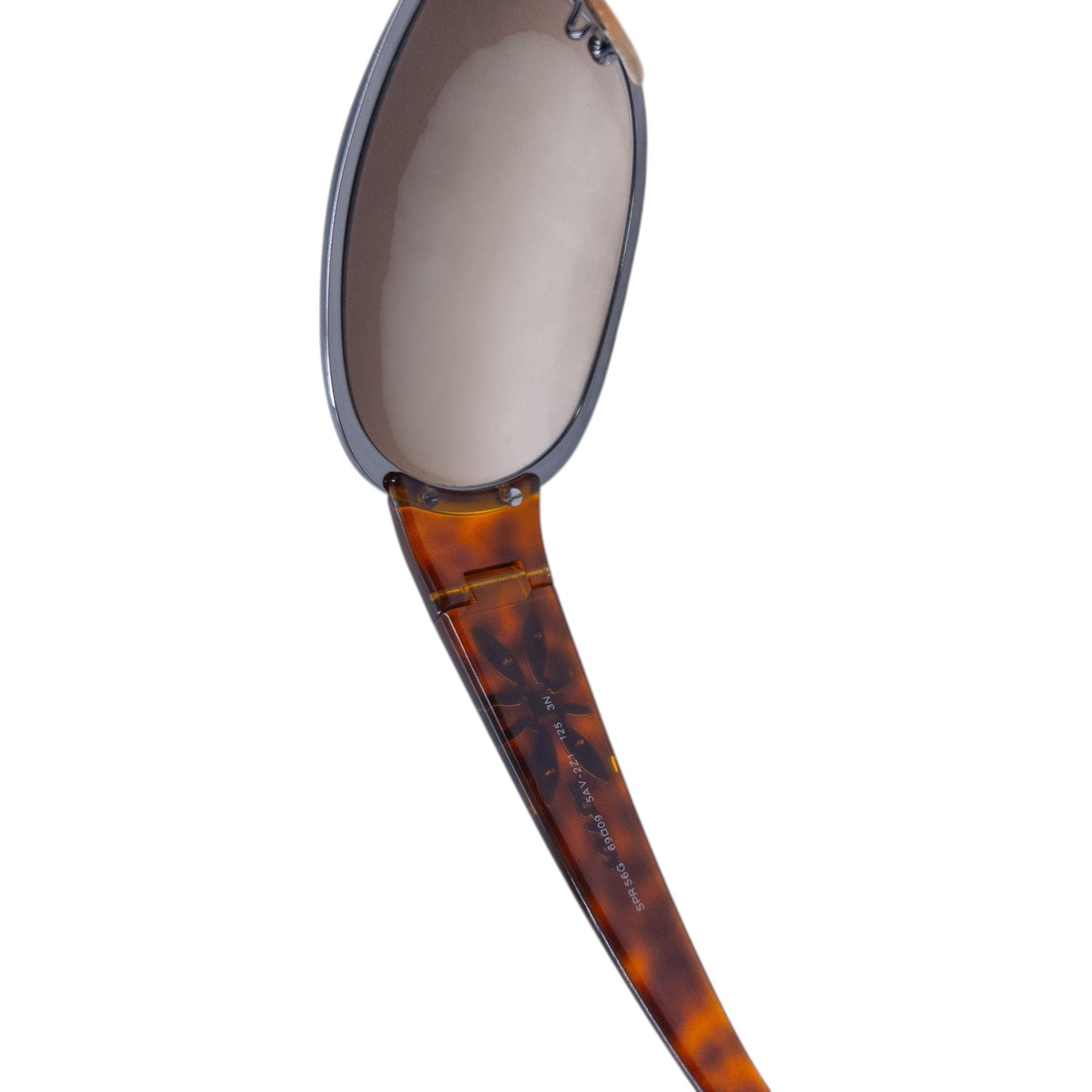 Vintage 2000s Prada Tortoise Shell Flower Sunglasses