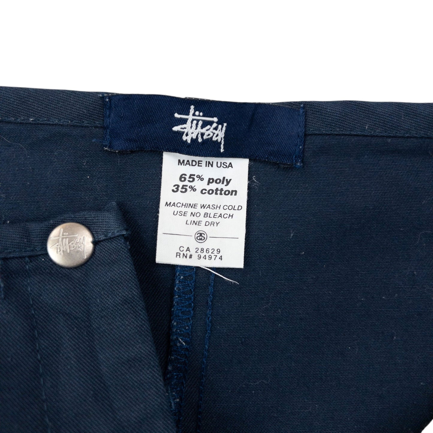 Vintage Stussy Mini Skirt Womens Size W28 | W28, Navy