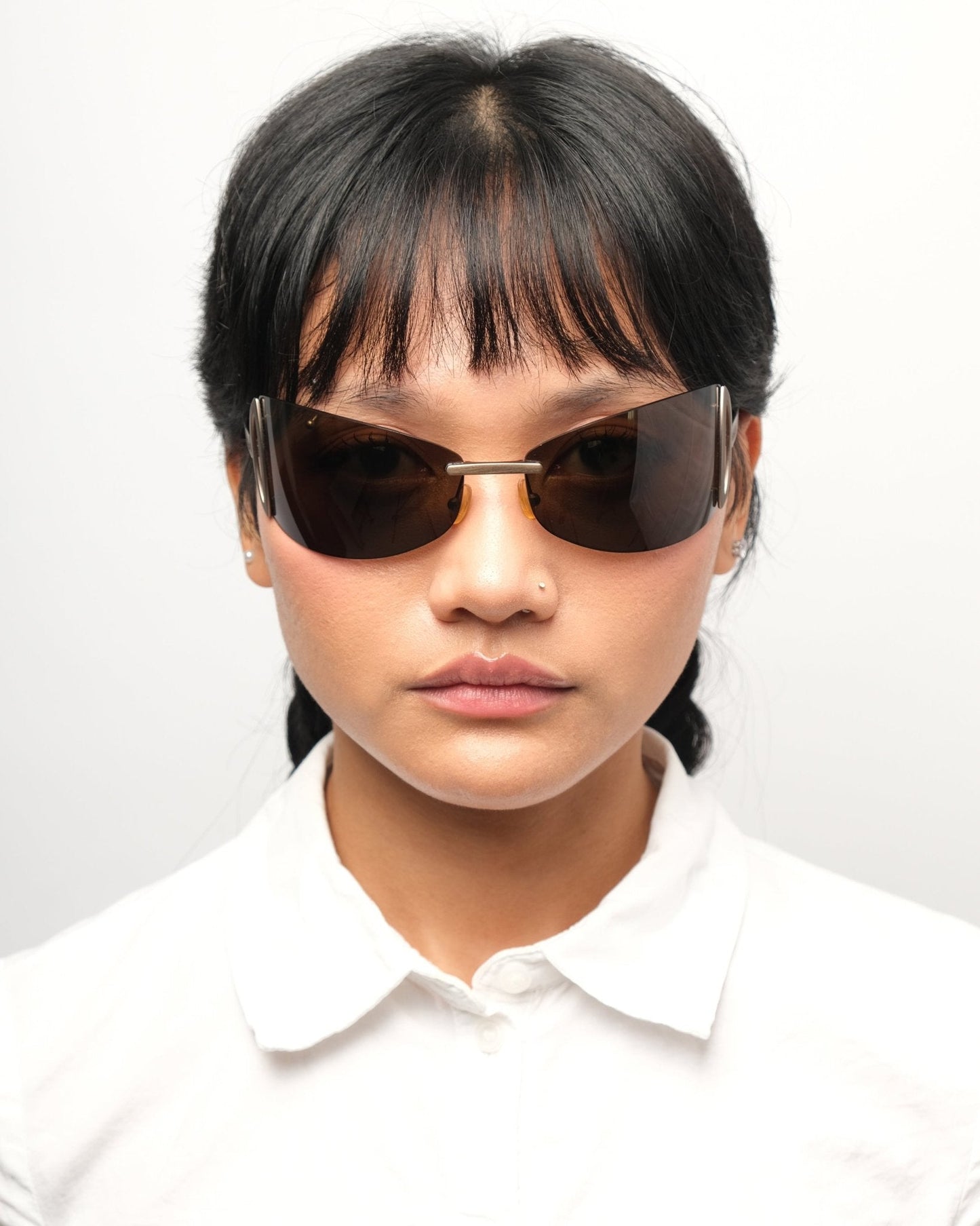 Gianfranco Ferré - Gianfranco Ferré Wraparound vintage Sunglasses – The Dryads