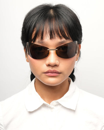 Gianfranco Ferré - Gianfranco Ferré Wraparound vintage Sunglasses – The Dryads