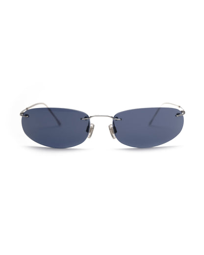 Giorgio Armani-Giorgio Armani Spring 2000 rimless sunglasses vintage Sunglasses – The Dryads