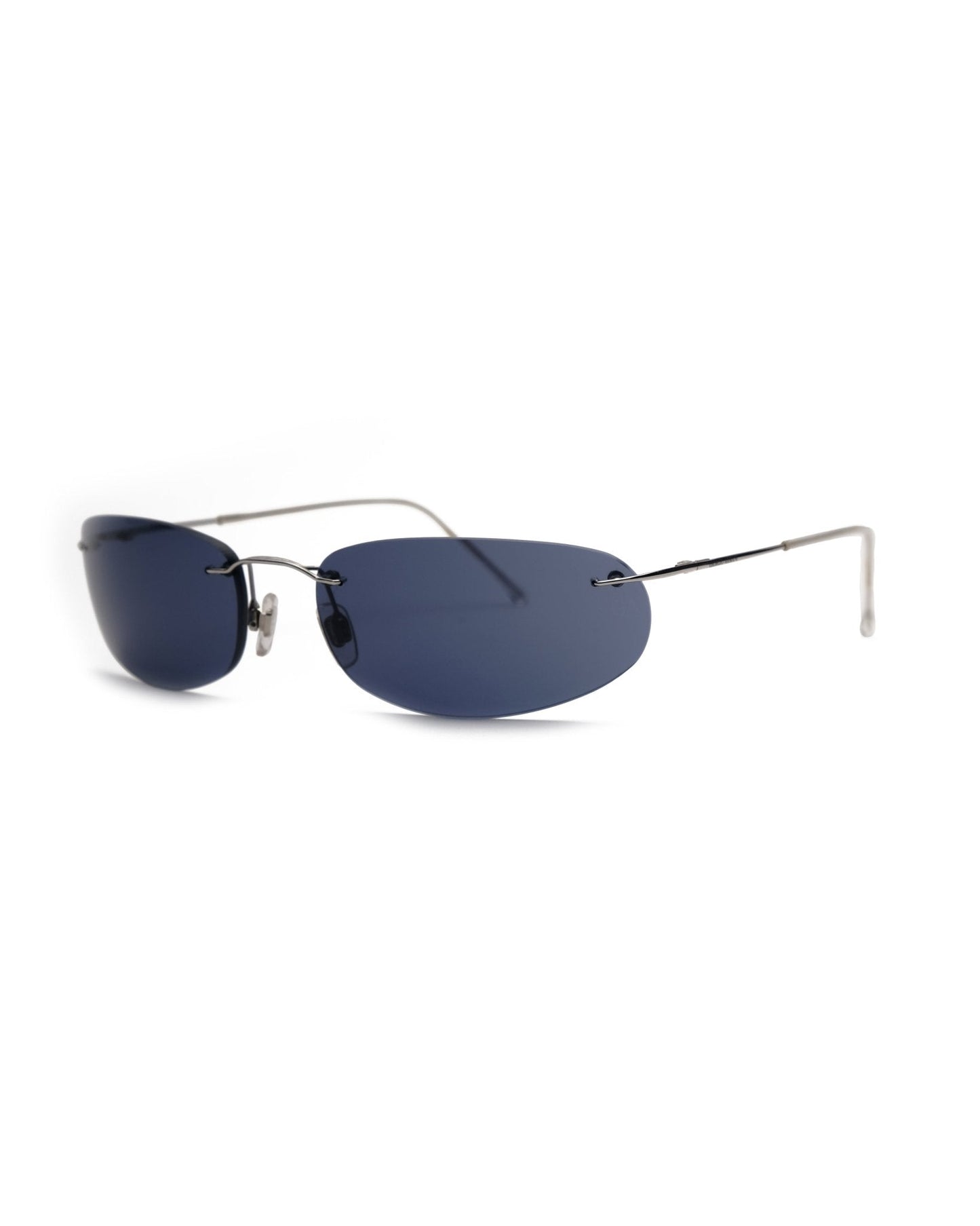 Giorgio Armani-Giorgio Armani Spring 2000 rimless sunglasses vintage Sunglasses – The Dryads