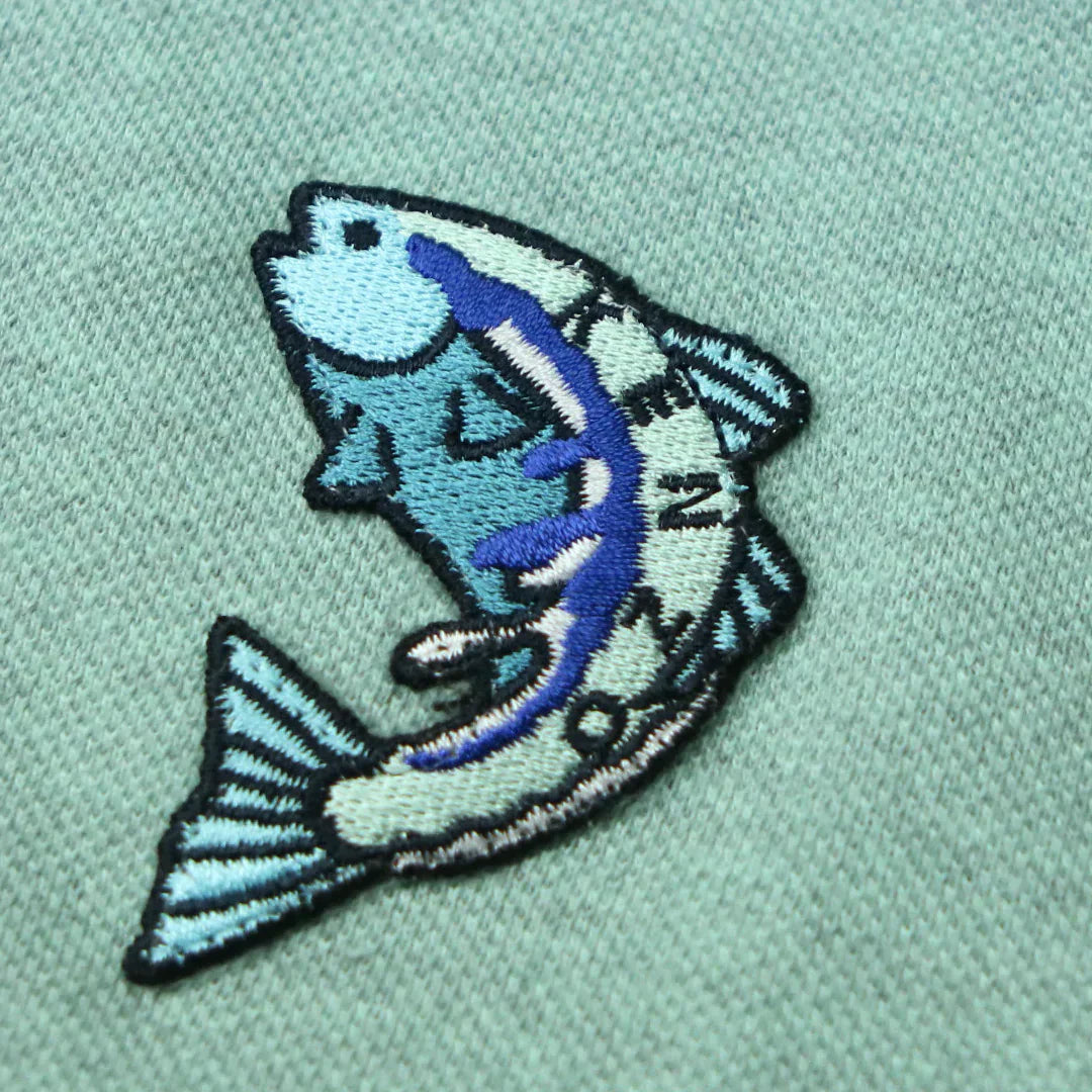 KENZO FISH CREST POLO (L)  (L)