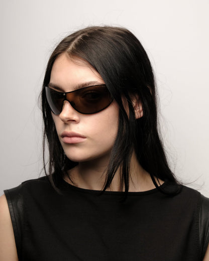 Gucci-Gucci Spring 2001 shield vintage Sunglasses – The Dryads