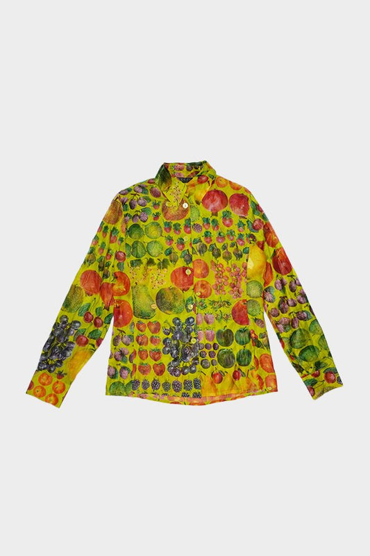 Gucci Vintage 1995/1996 Fruit Print Blouse