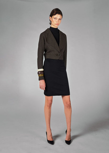 Balenciaga Wool 2001 Cropped Jacket