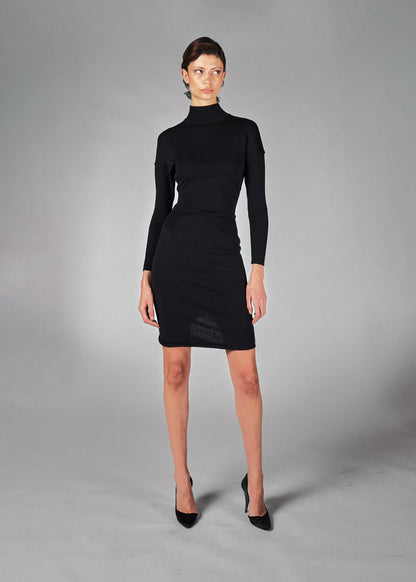 Alaia 1989 classic bandage black dress