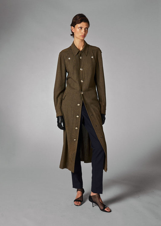 Yohji Yamamoto 80's  Khaki Coat