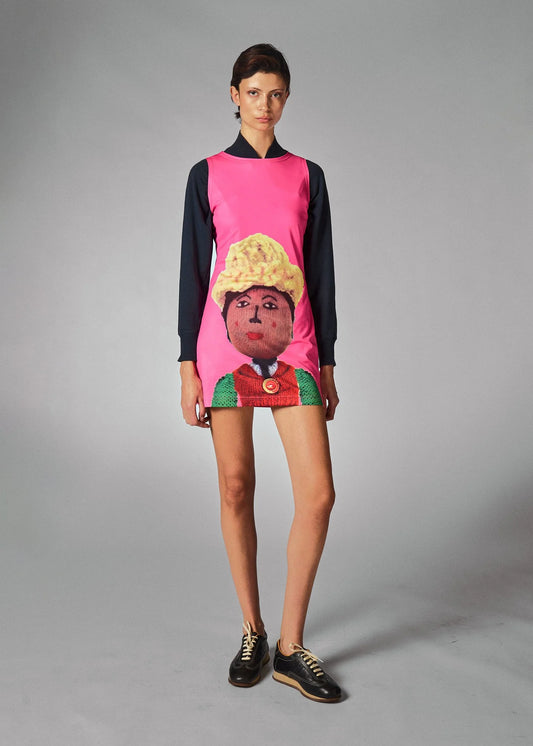 W&LT 2000 Pink print dress
