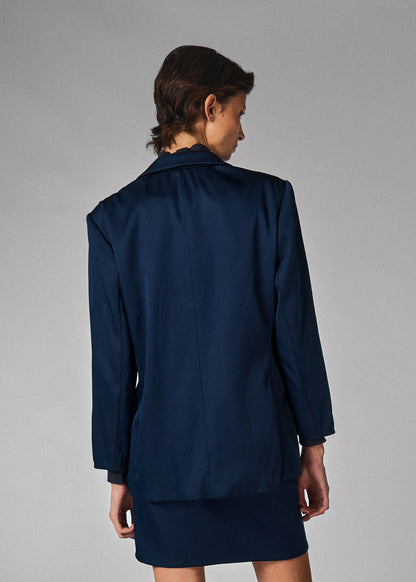 Helmut Lang 1990 Navy Set Up Suit
