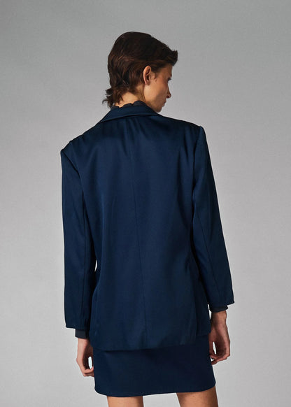 Helmut Lang 1990 Navy Set Up Suit