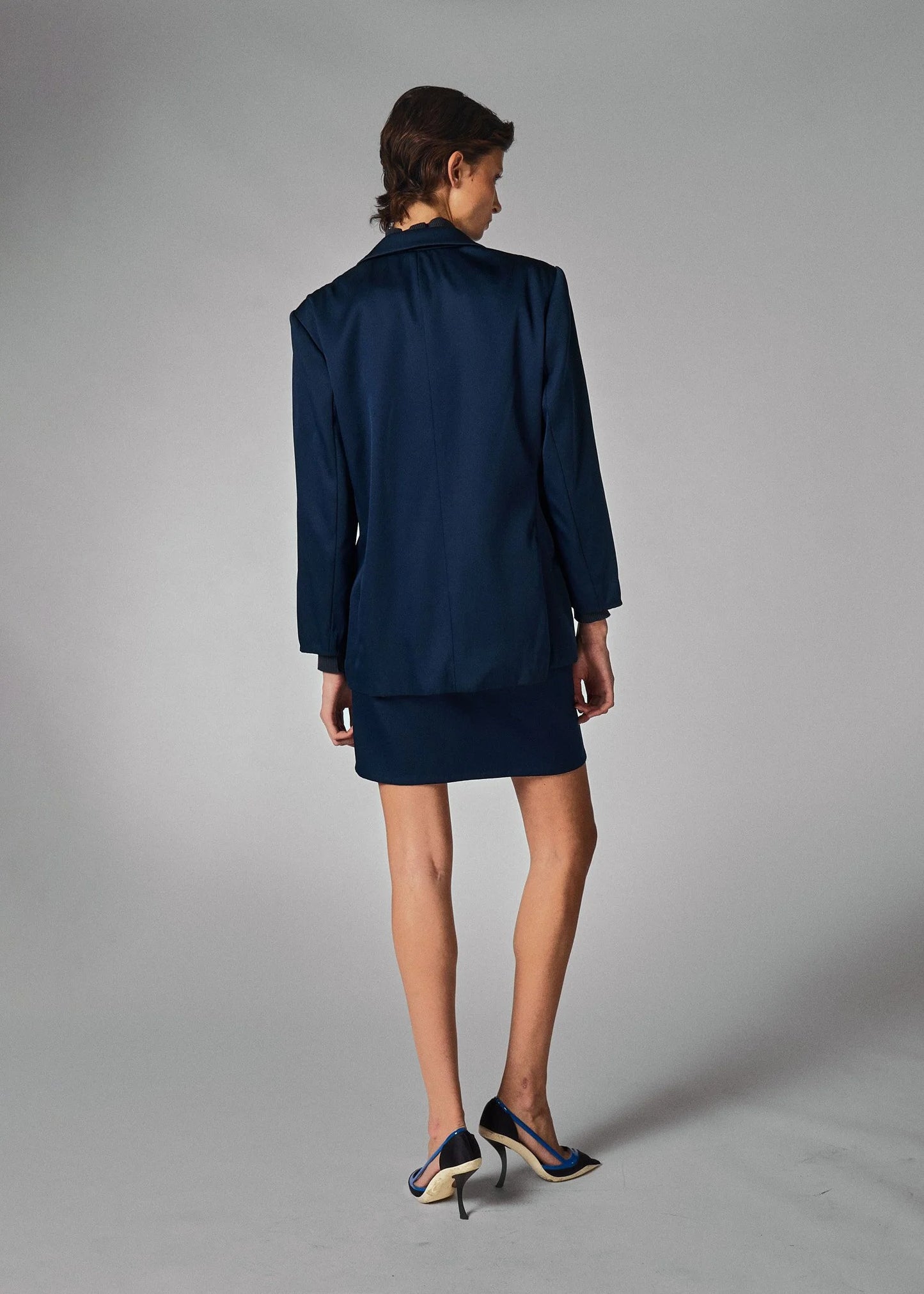 Helmut Lang 1990 Navy Set Up Suit